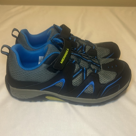 Like New Merrell Chaser Trail Hiking Hook/Loop Shoes 7M Kid’s Unisex - Picture 14 of 14
